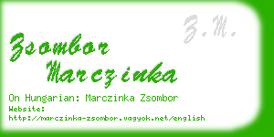 zsombor marczinka business card